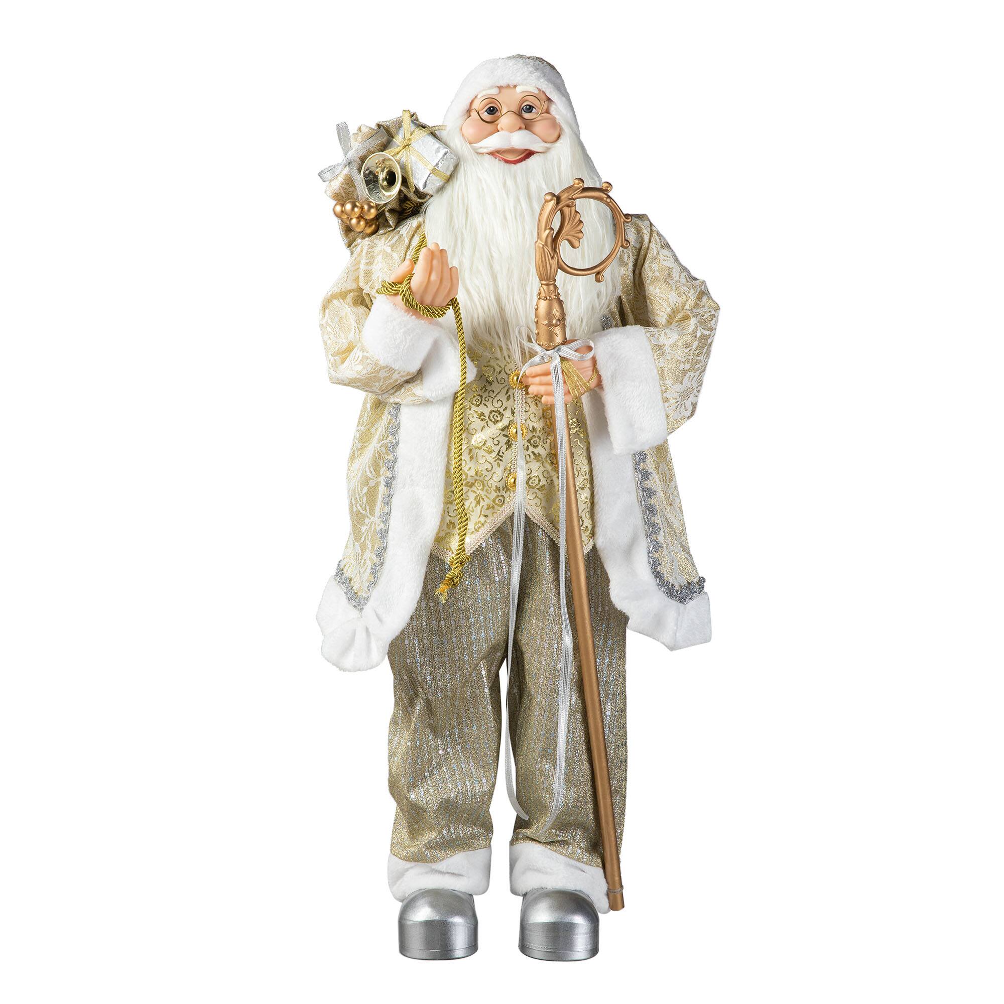 7.5ft. Pre-Lit Slim Fir Christmas Tree Kit with Ornaments, Tree Skirt & Santa Figurine